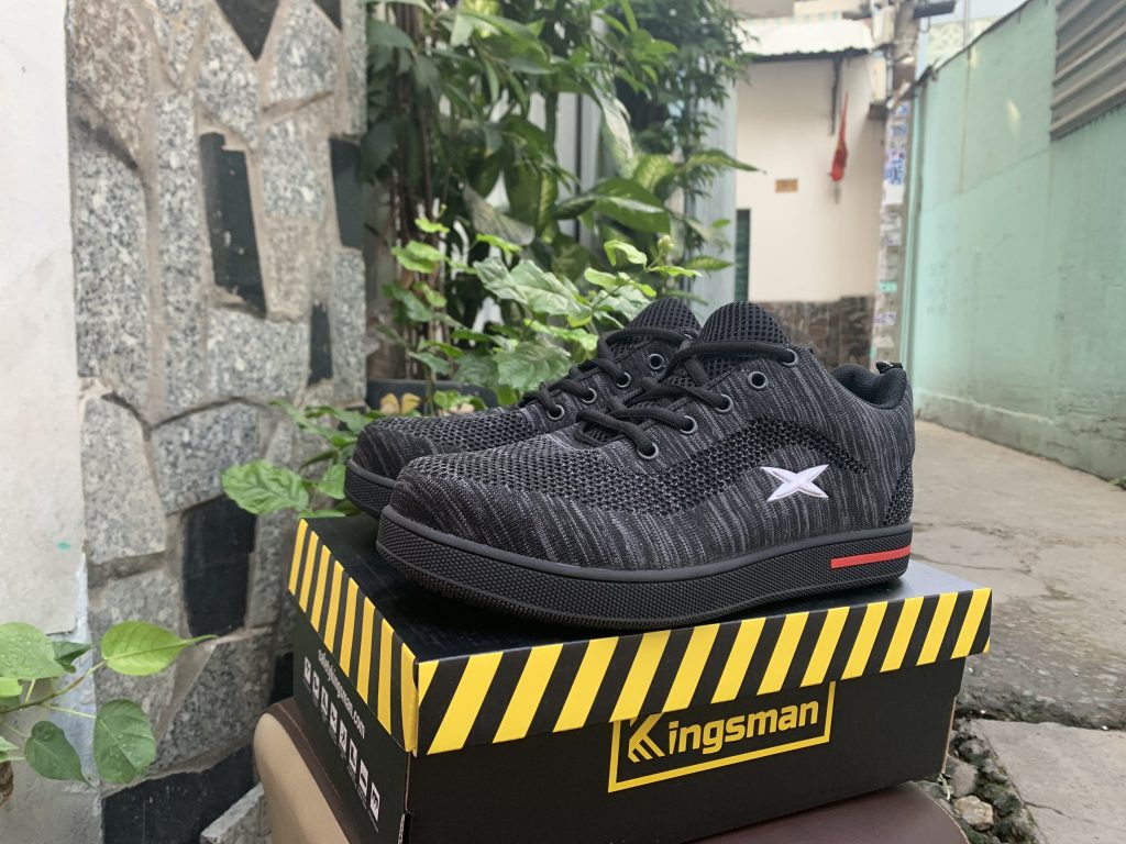 Giày bảo hộ Kingsman X ( đen ) | Đế thép