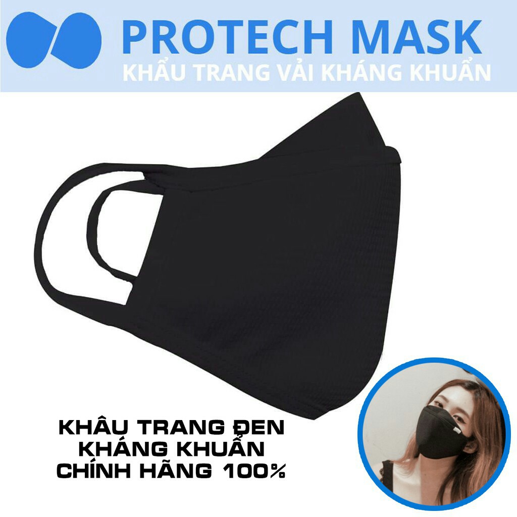 Khẩu trang vải kháng khuẩn 3 lớp Protect Mask